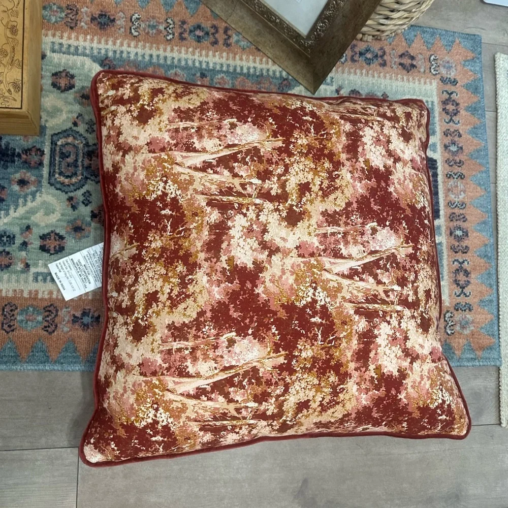 New Threshold X Studio McGee 24x24 Abstract Throw Pillow Abstract Tree Victorian